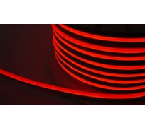 Неон тонкий DIAMOND LED 12V, цвет красный NEON-8X16-SIL-DC12-RED-10mm-MEN (50 п.м.)