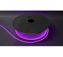 Неон тонкий DIAMOND LED 12V, цвет пурпурный NEON-6X12-SIL-DC12-PURPLE-10mm-MEN (50 п.м.)