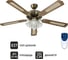 Люстра вентилятор Classic RC 132 DREAMFAN 90201DFN 5