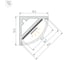 Профиль Arlight SL-KANT-H15-3000 ANOD 3м 061356 4