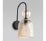 Настенный светильник TK Lighting E14 Sophia Cognac со стеклянным плафоном 11140 черный/бежевый a071828 1