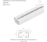 Профиль электрокарниза Arlight CNT-CR-J-1m 1шт 054817 2
