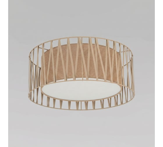 Потолочный светильник TK Lighting Harmony Sabia E27 с тканевым плафоном 11464 бежевый a072577