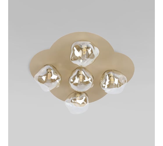 Потолочный светильник TK Lighting Lava Sabia G9 со стеклянными плафонами 11475 бежевый a072641