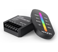 Контроллер Apeyron RGB 12В/24В, 288вт/576Вт, 3 канала, 24А, ПДУ RF сенсорный, без батареек / 04-103