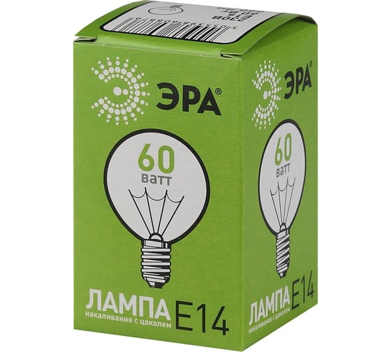 Лампа накаливания ЭРА ДШ60230E14CL C0039816