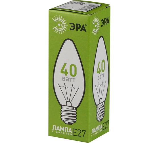 Лампа накаливания ЭРА ДС40230E27CL C0039811