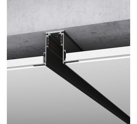 Встраиваемый шинопровод Elektrostandard Slim Magnetic черный 2м 85087 a057187