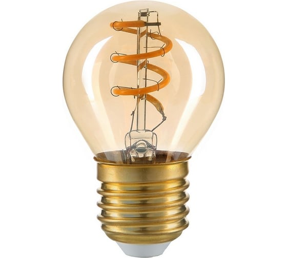 Лампочка HIPER LED FILAMENT FLEXIBLE GLOBE 4W 180Lm E27 2200K AMBER HL-2210 1