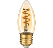 Лампочка HIPER LED FILAMENT FLEXIBLE CANDLE 4W 180Lm E27 2400K AMBER HL-2208