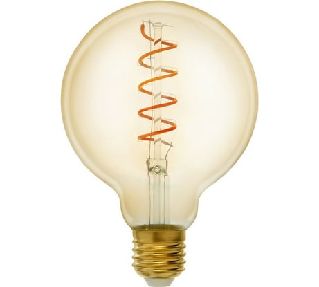 Лампочка HIPER LED FILAMENT FLEXIBLE G95 5W 300Lm E27 95135 2400K AMBER HL-2212