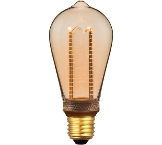 Лампа Hiper LED VEIN ST64 4W 300Lm E27 1800K Amber HL-2228 1