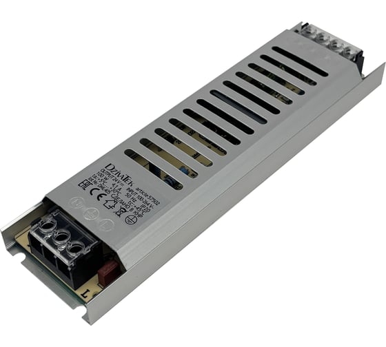 Блок питания для светодиодной ленты DzivaTek 24V 100W IP20 195x53x22мм 57502