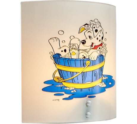 Настенный декоративный светильник Apeyron, 1хЕ27, 60Вт, 220В, основание белое, плафон стекло, лампы нет 16-188