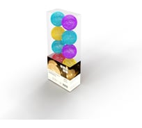 Тайские фонарики Neon-Night Фейерверк 5 м, 25 LED, прозрачный ПВХ, теплый белый, питание USB 304-009