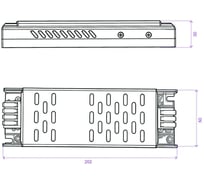Блок питания SWG черный IP20, PBL-250-48, 250Вт, 48В 00-00038347