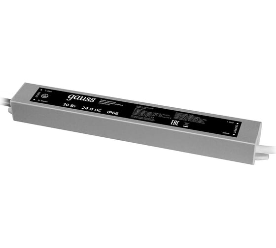 Блок питания Gauss LED STRIP 30W 24V IP66 1/50 202022030
