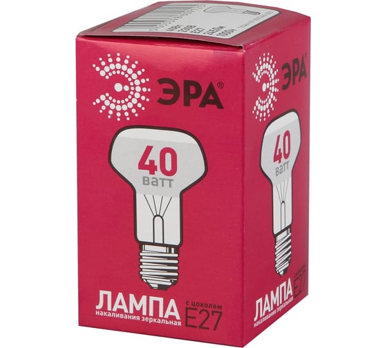 Лампа накаливания ЭРА R6340W230E27 C0040648
