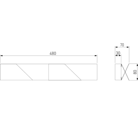 Настенный светодиодный светильник Elektrostandard 40116 LED Snip LED белый a058286