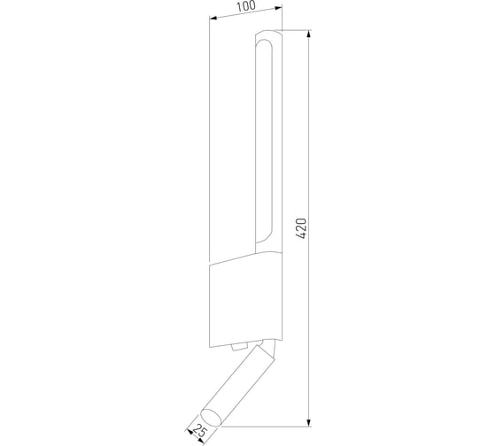 Настенный светодиодный светильник Elektrostandard 40111 LED Sarca LED белый a057583