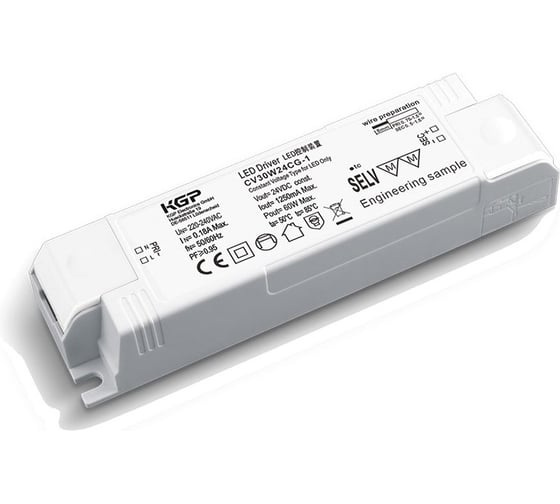 LED-драйвер KGP AC-DC 30Вт CV30W24CG-1 Т03756881