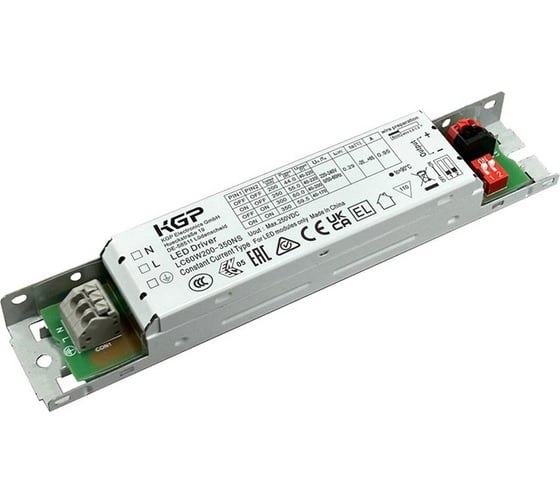 LED-драйвер KGP AC-DC 60Вт LC60W200-350NS Т03761524