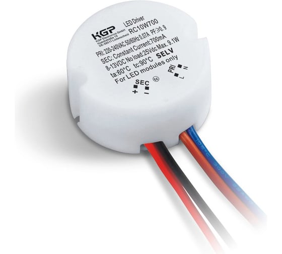 LED-драйвер KGP AC-DC RC10W500A9 Т03760994