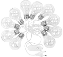 Электрогирлянда-нить комнатная Золотая сказка Лампочки, 3м, 100LED, мультицветная, 592473