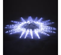 Электрогирлянда-нить комнатная Золотая сказка Сосульки 2м, 20LED, холод белый, батарейки, , 592561