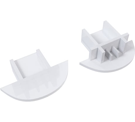 Комплект заглушек Apeyron к ал.профилю 08-02/06, 10 шт/ 3-08-02/06