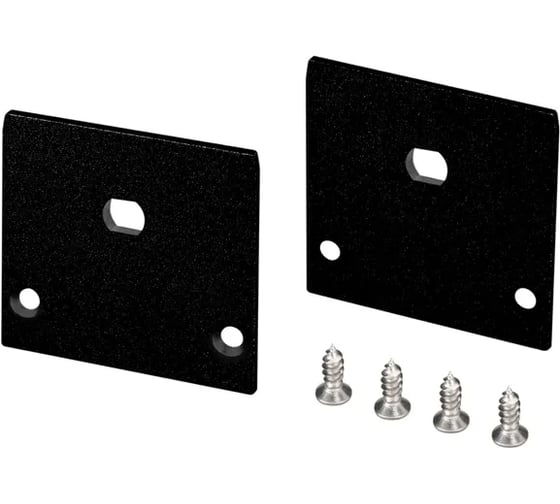 Заглушка Arlight LINE-3535-TRAY BLACK с отверстием 1комплект 062738
