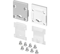 Заглушка Arlight FLOOR22-H27 c отверстием 1комплект 062601