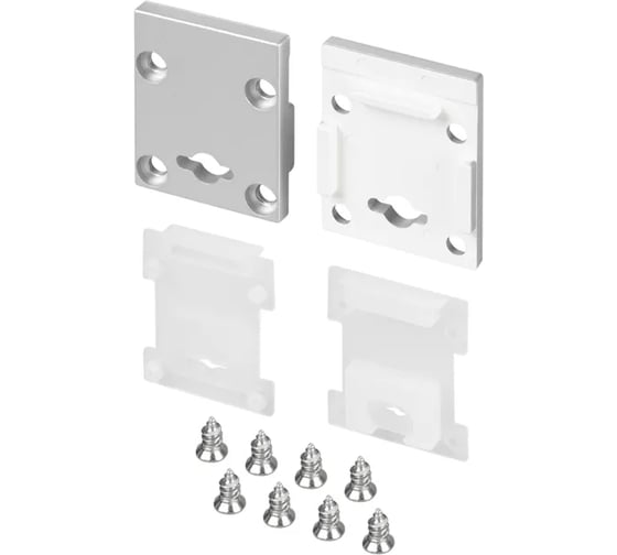 Заглушка Arlight FLOOR22-H27 c отверстием 1комплект 062601