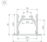 Профиль Arlight LINIA25-F-2000 ANOD 2м 053805 2
