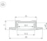Профиль Arlight SL-SLIM-H7-F25-2000 BLACK 2м 061615 2