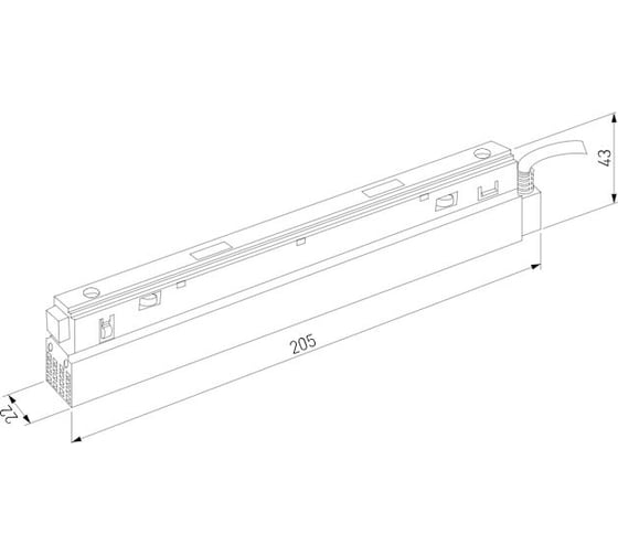 Блок питания Elektrostandard Slim Magnetic 100W 95041 a057212
