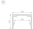 Профиль Arlight WPH-FLEX-1414-1000 ANOD 1м 062506 2