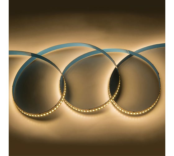 Лента светодиодная General Lighting Systems GLS-2835-240-19.2-12-IP20-3 3000К-тепло-белый свет 240диод/м 19,2Вт/м 12В IP20 катушка 50м 501080