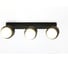 Тройной спот на основании General Lighting Systems Матрикс GWL-3GX53-M-IP20 черный+золотой, под лампу GX53 662677 1