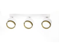 Тройной спот на основании General Lighting Systems Матрикс GWL-3GX53-M-IP20 белый+золотой, под лампу GX53 662678