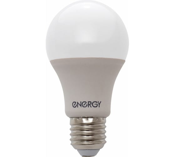 Светодиодная лампа Energy ЛОН A60-10-27NP 10W E27 25000ч 4000K нейтральный белый свет 001950 1