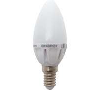 Светодиодная лампа Energy свеча C37-3-14WС 3W E14 25000ч 3000K теплый белый свет 001923