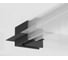 Коннектор угловой Ambrella Light для встраиваемого шинопровода под ГКЛ 13мм Magnetic 48V 10мм BK черный 100х100 GL1971 3