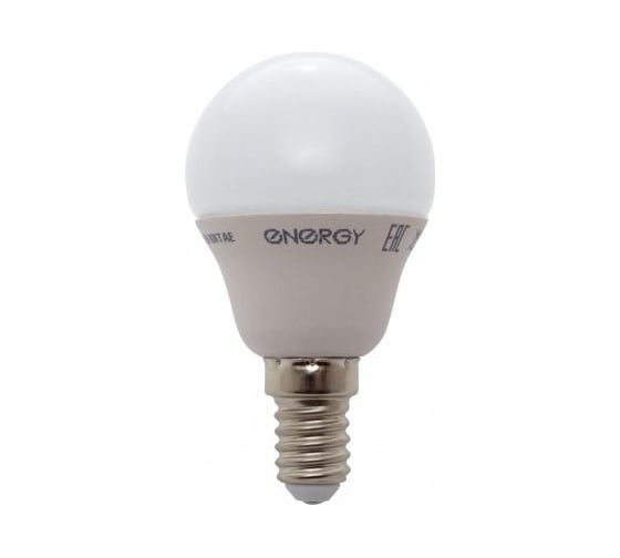 Светодиодная лампа Energy шарик G45-3-14NP 3W E14 25000ч 4000K нейтральный белый свет 001936 1