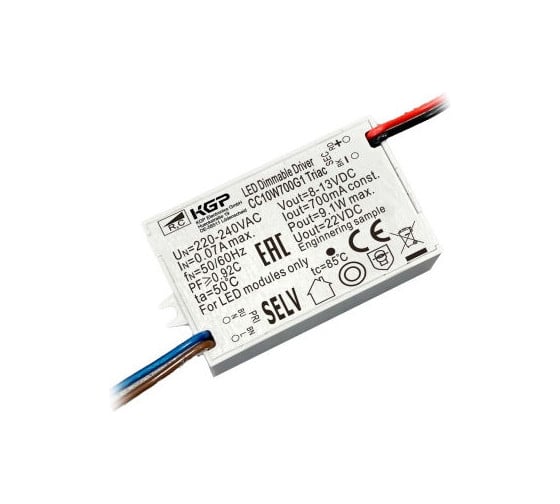 LED-драйвер KGP AC-DC CC10W700G1 Triac Т03762172