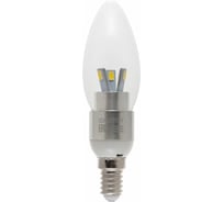 Светодиодная лампа Energy свеча прозрачная С37-3-14NPS 3W E14 25000ч 4000K 001959