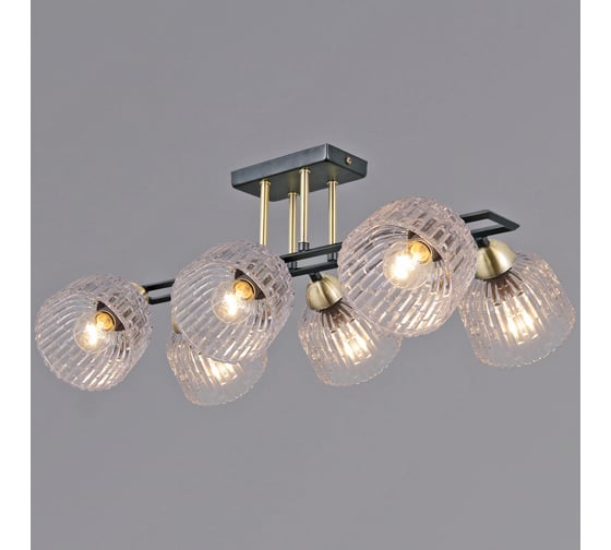 Потолочная люстра ILLUMICO IL0794-6SQ-25BKAB ELITE