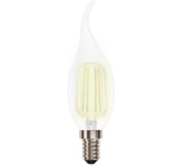 Светодиодная LED лампа Smartbuy Свеча на ветру FIL C37-8W00/E14 SBL-C37FCan-8-60K-E14