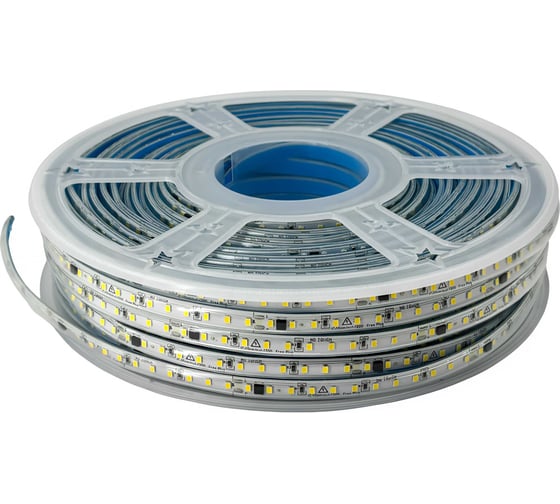 Лента светодиодная truEnergy 8W/m 6000K 220V SMD2835 120D IP65 700Lm 50 м 20007
