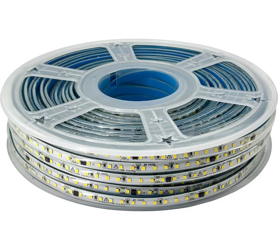 Лента светодиодная truEnergy 8W/m 3000K 220V SMD2835 120D IP65 700Lm 50 м 20005
